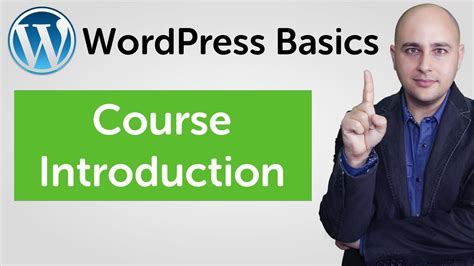 WordPress Basics Video Training Course WordPress For Beginners YouTube