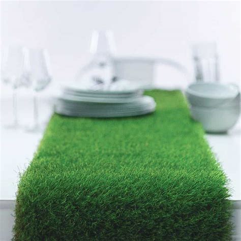 Artificial Grass Table Runner Noveltystreet