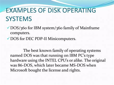 Disk Operating System Ppt