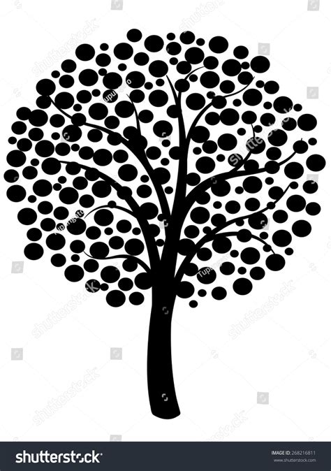 Simple Tree Vector Natural Symbol Illustration Stock Vector Royalty Free 268216811 Shutterstock