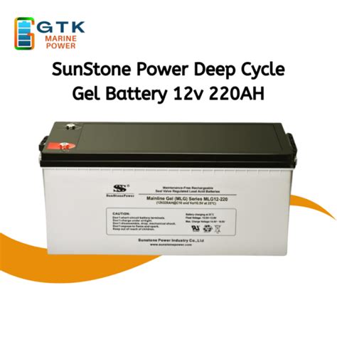 Sunstone Power Deep Cycle V Ah Gel Battery Great Deals Free