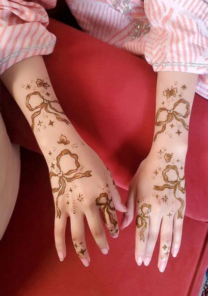 30 Timeless Henna Ideas For Stylish Expressions Trendy Bows Henna