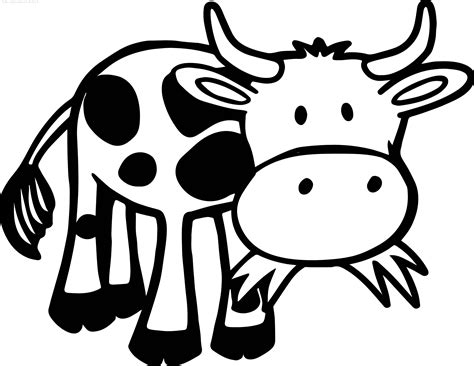 Coloriage à Imprimer Vache 23