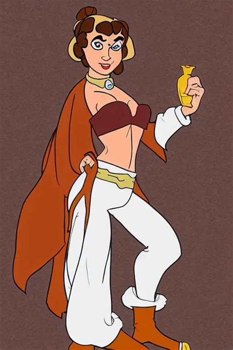 Scooby Doo Dressed As Slave Princess Leia Stable Diffusion Openart