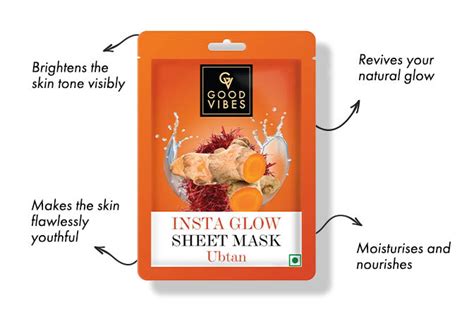 Good Vibes Sheet Mask Ubtan Ml