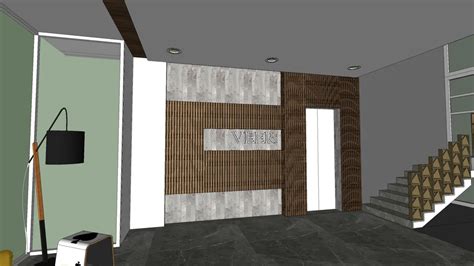 Building Entrance Lobby Design D Warehouse Off