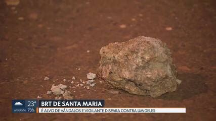 V Deo V Ndalos Depredam Esta O Do Brt De Santa Maria Df G