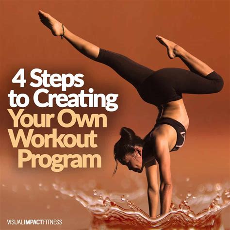 steps  creating   workout program