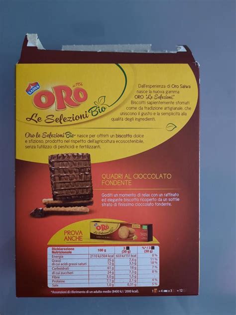 Quadri Al Cioccolato Fondente Oro Saiwa Recensioni Di Gusto