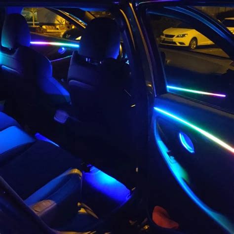 Ambient Light LED 18 в 1 на любое авто. Контурна підсвітка салону Амбіт ...