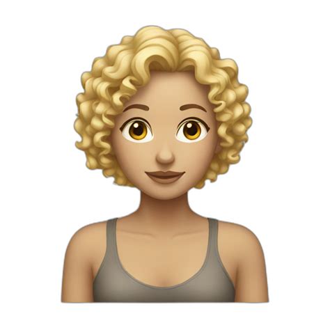 White Girl Blonde Hair Ai Emoji Generator