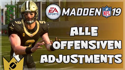 OFFENSIVE EINSTELLUNGEN IN MADDEN 19 TUTORIAL Madden 19 Tipps YouTube