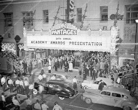 1951 Oscars Historic Los Angeles Pantages Theatre Academy Awards Aa195