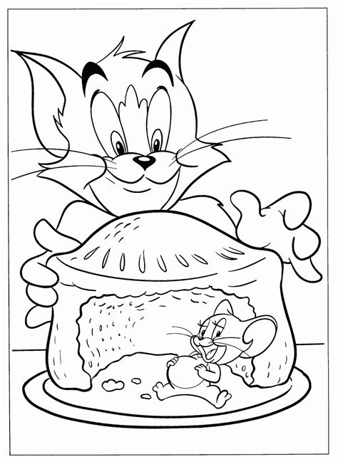 Desenhos Para Colorir Desenhos Tom E Jerry Para Colorir