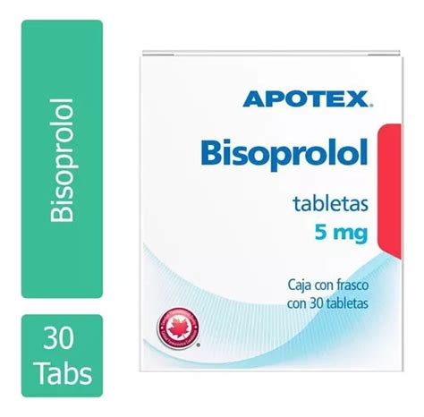 Bisoprolol 5 Mg Caja Con Frasco Con 30 Tabletas En Venta En Miguel