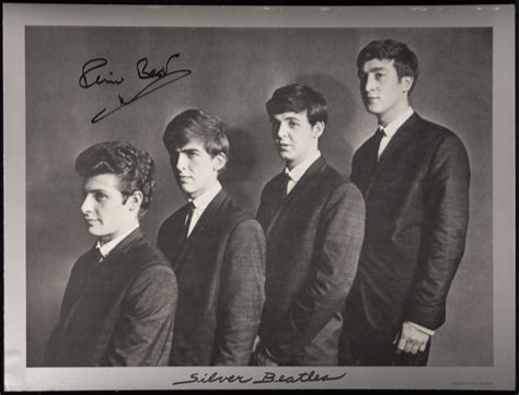 The Beatles (Pete Best) - Autographed Signed Poster | HistoryForSale ...