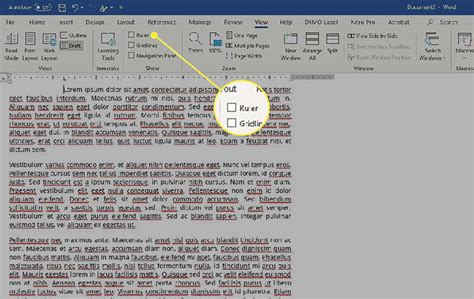 How To Show The Ruler In Word