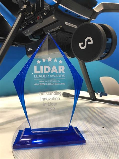 Hovermap Wins Geo Weeks LiDAR Leader LiDAR News