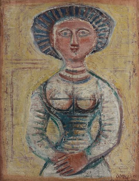 Massimo Campigli Busto 1959 Olio Su Tela Asta ARTE MODERNA E