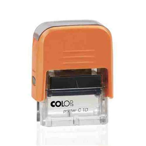 Stampila Dreptunghiulara Colop Printer C10 Mecanism Orange