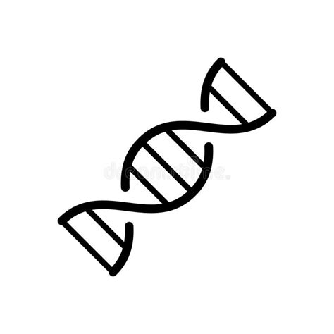 Estructura De La DNA Ejemplo Del Vector De La Genética Ilustración del