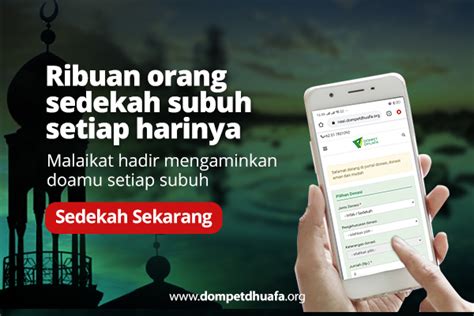 Sedekah Subuh H Portal Donasi Dompet Dhuafa