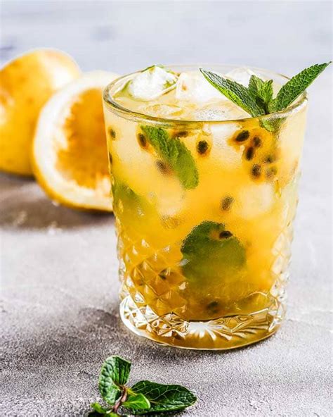 Passionfruit Mojito Mocktail Sans Drinks Australia