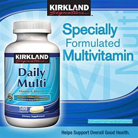 Kirkland Signature Adult 50 Mature Multi Vitamins And Minerals 400 Tablets Pack Of