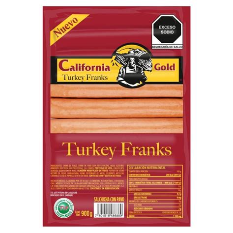 Salchicha De Pavo California Gold G Walmart