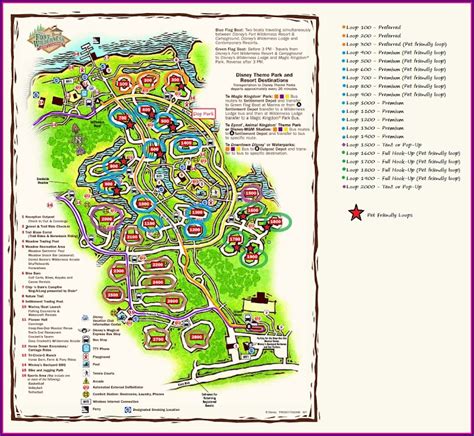 Disney World Fort Wilderness Campground Map Map : Resume Examples