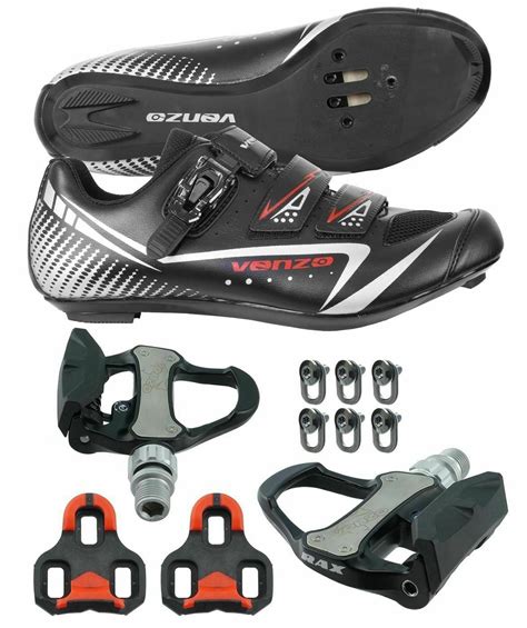 Buy Venzo Road Bike Cycling Shoes Pedals Cleats For Shimano Spd Sl Look