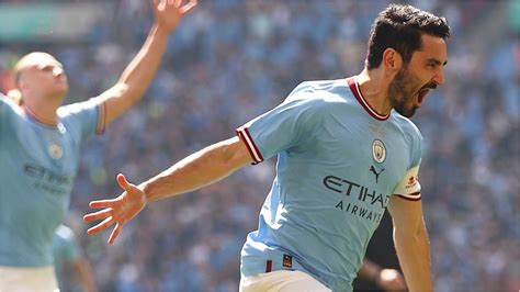 Gundogans Volley Gives Man City Fastest Goal In Fa Cup Final History