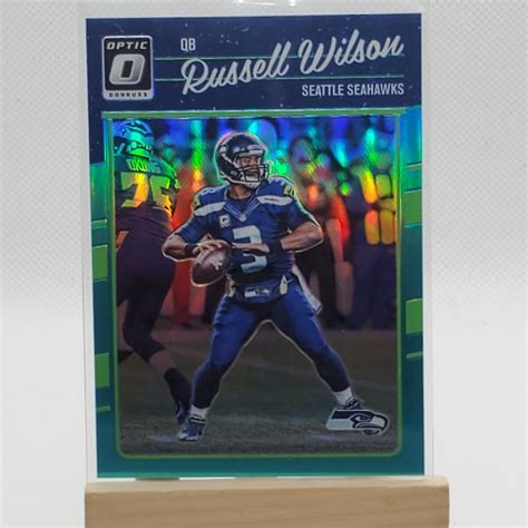 Donruss Optic Aqua Russell Wilson For Sale Online Ebay