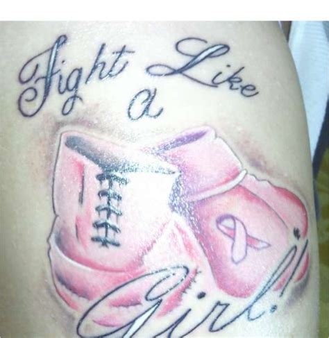 Cancer Boxing Glove Tattoos