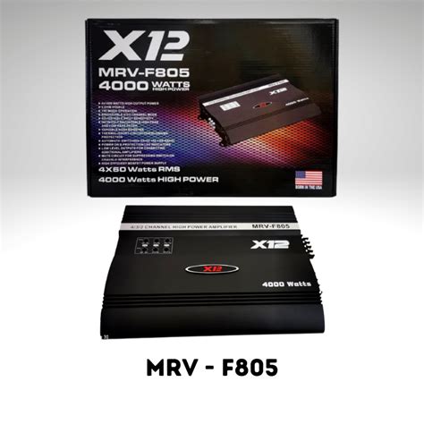 X Mrv F W Channel High Power Amplifier For Car Lazada Ph