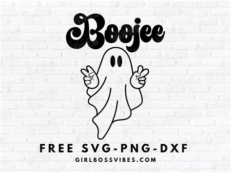 FREE Boojee Cute Ghost SVG Girl Boss Vibes