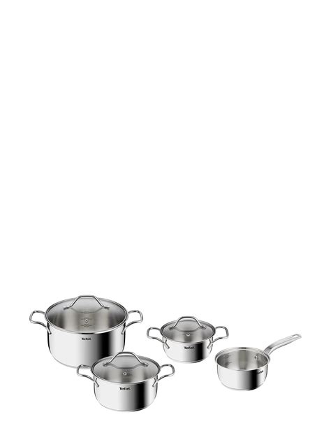 Tefal Intuition 7 Pcs Set Stainless Steel - Grytset & Kastrullset ...