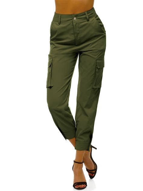 Damen Joggerhose Khaki Ozonee O Hm002 Ozonee