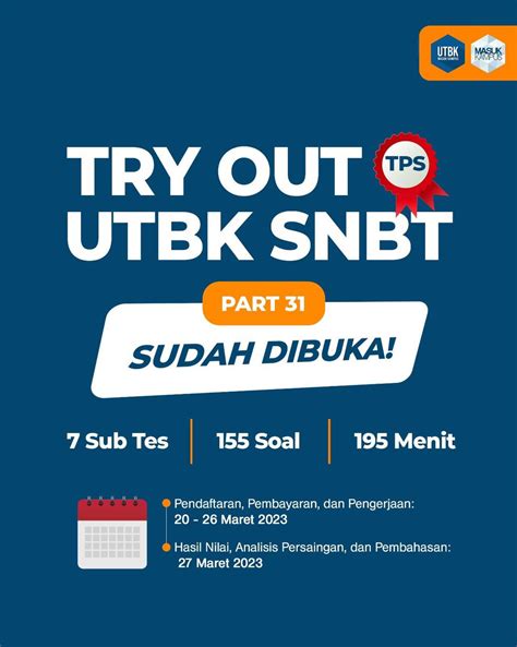 SNBP SNBT STAN On Twitter Try Out UTBK Yang Harus Kamu Kerjakan