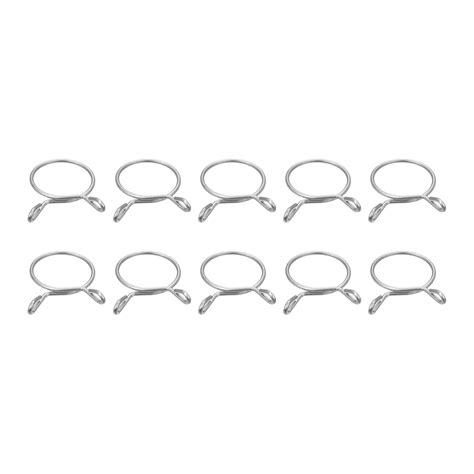 Fuel Line Hose Clips Pack Mm Stainless Steel Single Wire