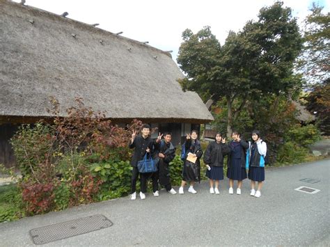 白川郷・高山研修に行ってきました！ 岐阜市立岩野田中学校