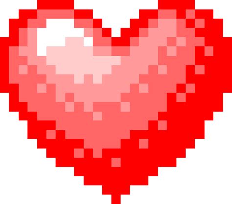 Pixel Heart Transparent