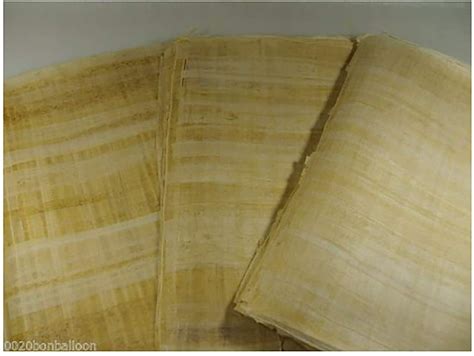 Set Egyptian Blank Papyrus Paper X Ancient India Ubuy