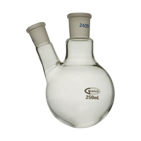 Jointed Glassware Flask Round Bottom Flask Clear Neck Angled