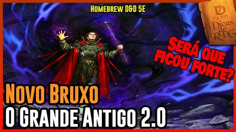 Novo Bruxo O Grande Antigo 2 0 Homebrew D D 5e Dicas De RPG 144