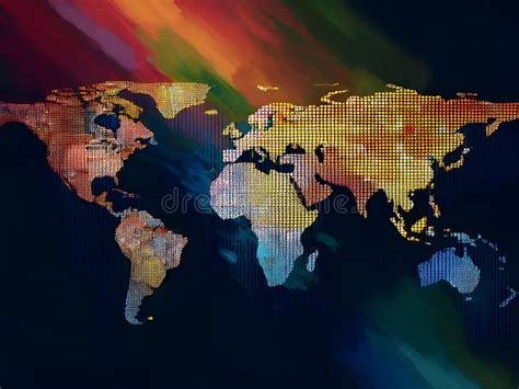 world map  modern style stock illustration illustration  wallpaper