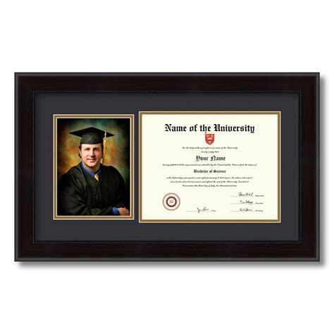 Arttoframes 85x11 Inch Diploma Frame With Tassel Opening Framed In