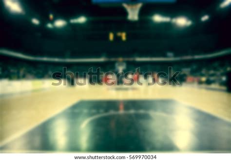 Blurred Background Basketball Court Foto Stock 569970034 Shutterstock