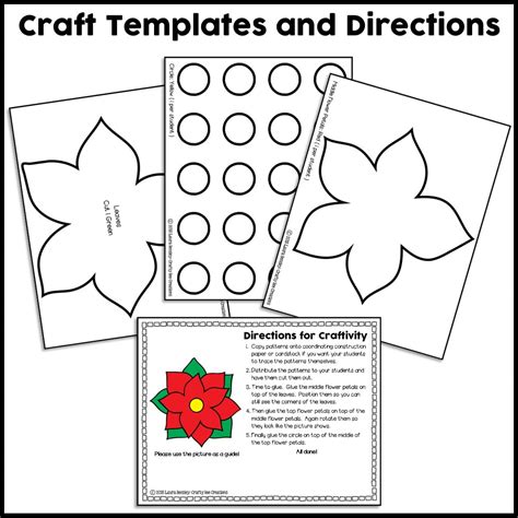 Poinsettia Craft Activity - Crafty Bee Creations