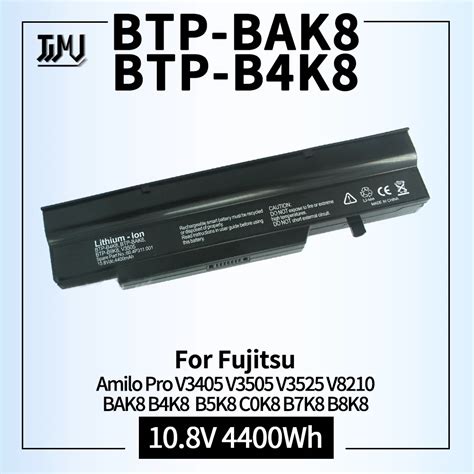 Laptop Battery For Fujitsu Amilo Pro V3405 V3505 V3525 V8210 1718 2727